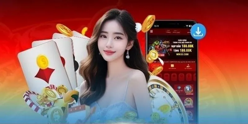 Tích chọn vào “Tải app 789F” thiết kế ngay tại thanh menu chính